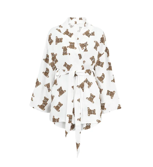 Conjunto de Pijama Estampado de Algodón Acogedor